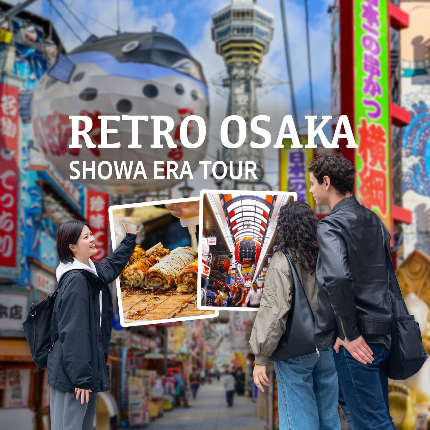 Meet at Osaka Station and start the tour.